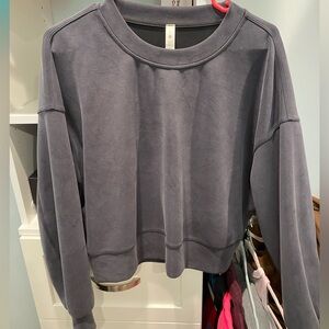 Lululemon softstreme perfectly oversized cropped crew
